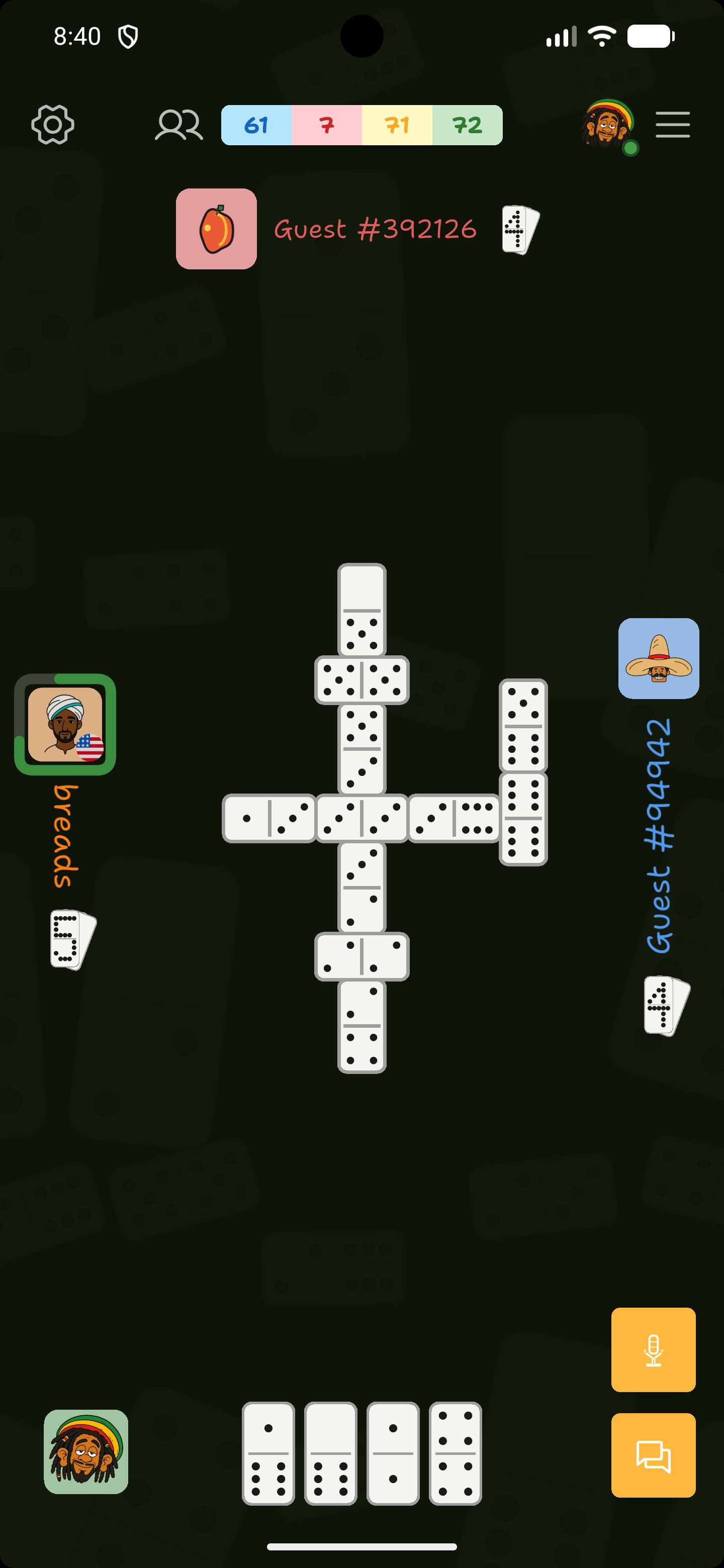 SixLove French domino game